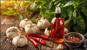 garlic and chili pepper spray garlic and chili pepper spray