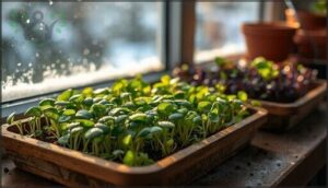 growing microgreens growing microgreens