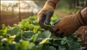 hand-picking and physical removal hand-picking and physical removal