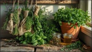 harvesting and preserving potted herbs harvesting and preserving potted herbs