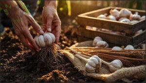 harvesting and storing fall-planted garlic harvesting and storing fall-planted garlic