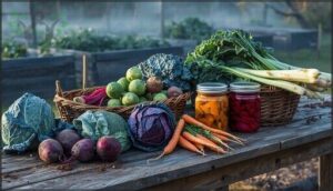 harvesting, storing, and preserving vegetables harvesting, storing, and preserving vegetables