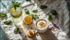 herb-infused beverages and desserts herb-infused beverages and desserts