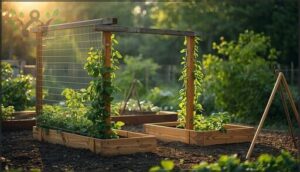 installing supports and trellises installing supports and trellises