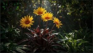 leopard plant – bright yellow blooms leopard plant – bright yellow blooms
