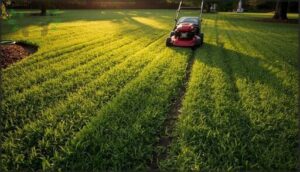 maintaining a consistent mowing schedule maintaining a consistent mowing schedule