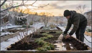mulching and watering during thaw cycles mulching and watering during thaw cycles