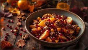 pomegranate, walnut, and citrus salad pomegranate, walnut, and citrus salad