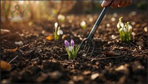 raking without damaging early spring bloomers raking without damaging early spring bloomers