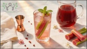 rhubarb drinks and cocktail recipes rhubarb drinks and cocktail recipes