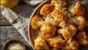 roasted cauliflower with lemon and parmesan roasted cauliflower with lemon and parmesan