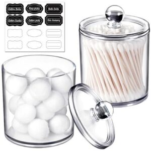 SheeChung Clear Acrylic Qtip Holder B07GGNNJCY