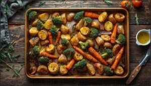 sheet pan dinner with fresh herbs sheet pan dinner with fresh herbs