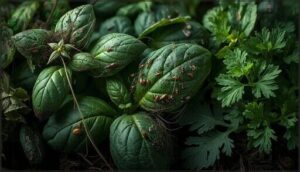 signs of pest damage on herb plants signs of pest damage on herb plants