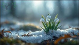 snowdrops — delicate white blooms snowdrops — delicate white blooms