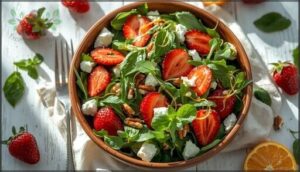 strawberry arugula salad strawberry arugula salad