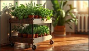 tiered and mobile herb planters tiered and mobile herb planters