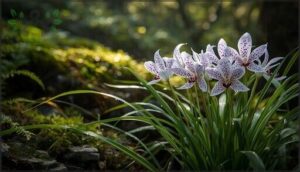 toad lily – exotic speckled flowers toad lily – exotic speckled flowers
