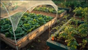 using physical barriers in the garden using physical barriers in the garden