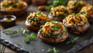vegan stuffed portobello mushrooms with herbs vegan stuffed portobello mushrooms with herbs
