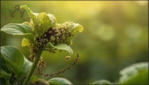 visual signs of aphid presence visual signs of aphid presence