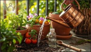 watering and fertilizing container gardens watering and fertilizing container gardens
