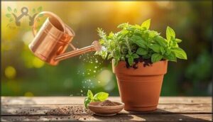 watering and fertilizing container herbs watering and fertilizing container herbs