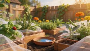add barriers and beneficial insects add barriers and beneficial insects