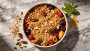 adding crunch with crumbs and nuts adding crunch with crumbs and nuts