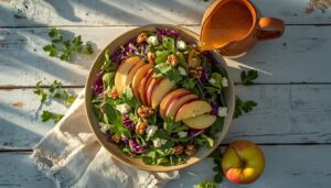 cabbage salad with apples and arugula cabbage salad with apples and arugula