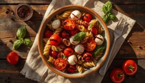 caprese pasta salad caprese pasta salad