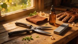 cleaning and sharpening tools after use cleaning and sharpening tools after use