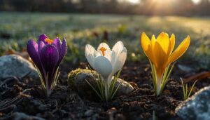 crocus varieties for purple, white, and yellow flowers crocus varieties for purple, white, and yellow flowers