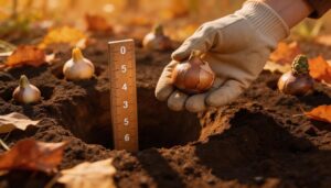 depth rule: three times bulb height depth rule: three times bulb height