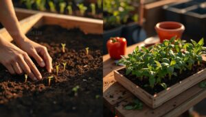 direct sowing versus transplants direct sowing versus transplants