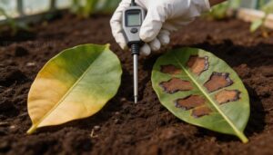 distinguishing disease from nutrient or watering stress distinguishing disease from nutrient or watering stress