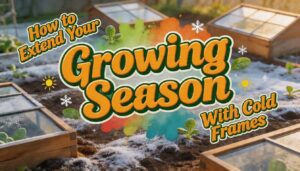 extend growing season with cold frames extend growing season with cold frames