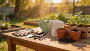 gather basic gardening tools gather basic gardening tools