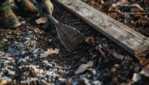 gentle raking and surface preparation gentle raking and surface preparation