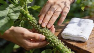 hand removal and wiping small colonies hand removal and wiping small colonies