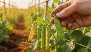 harvest beans and peas before pods overmature harvest beans and peas before pods overmature