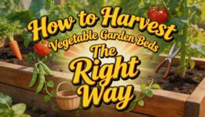 harvesting vegetable garden beds harvesting vegetable garden beds