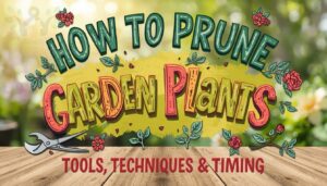 how to prune garden plants
