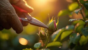 make clean cuts above buds or collars make clean cuts above buds or collars