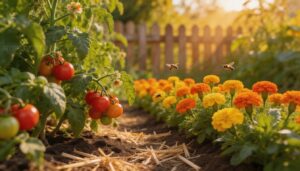 marigolds near tomatoes and peppers marigolds near tomatoes and peppers