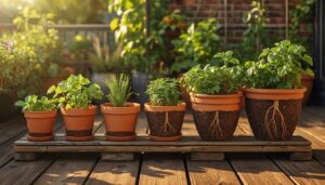 match pot size to each vegetable’s roots match pot size to each vegetable’s roots