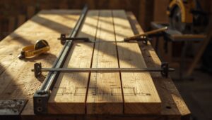 measuring and cutting the lumber measuring and cutting the lumber
