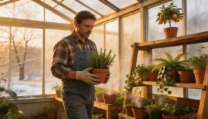 moving potted plants to sheltered spots moving potted plants to sheltered spots