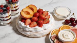 pairing fruit with creamy textures pairing fruit with creamy textures
