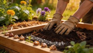 preparing well-drained soil for spring flowers preparing well-drained soil for spring flowers